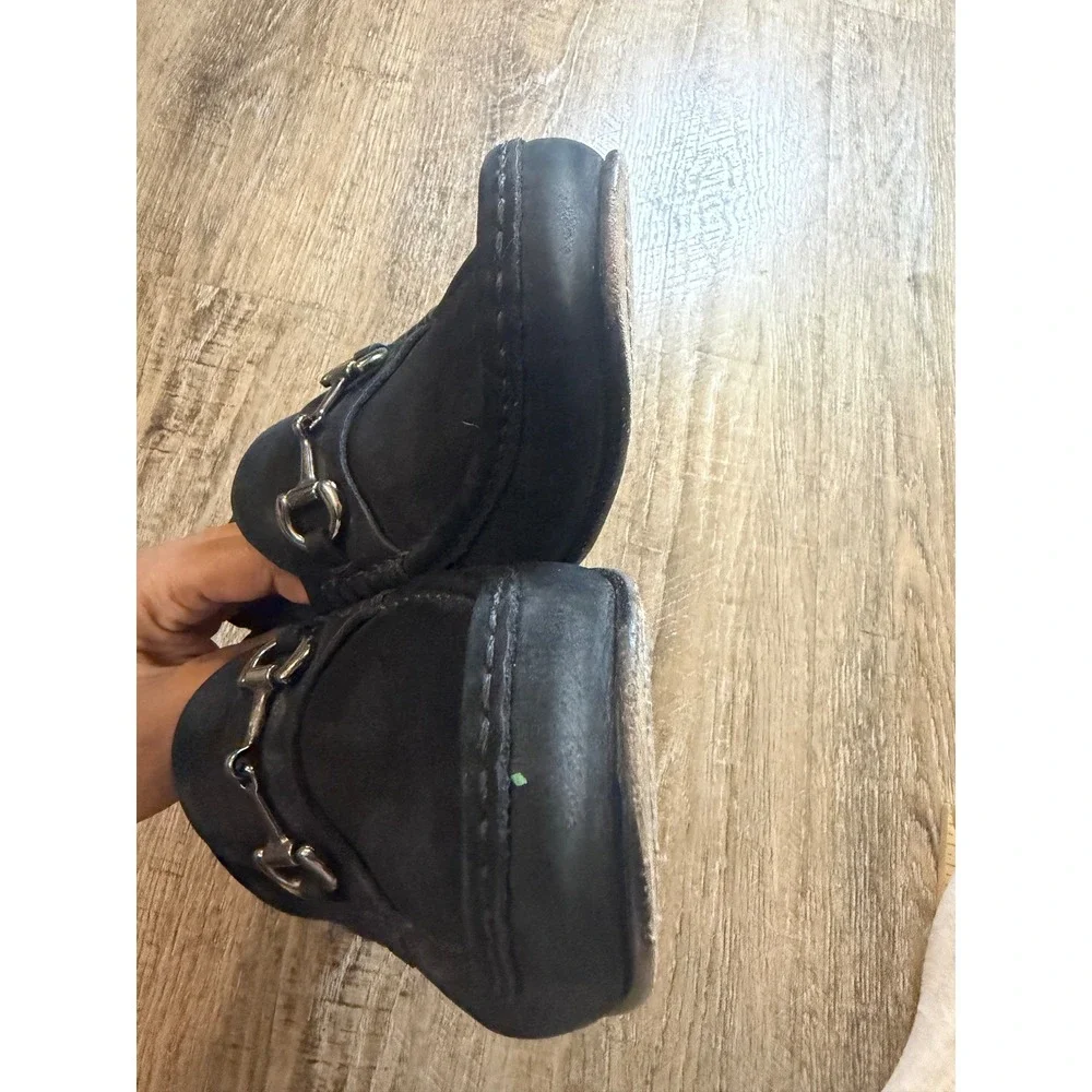 Beckett Simonon Beaumont Horsebit Loafers Mens 11 Black Suede Leather Sole Shoes